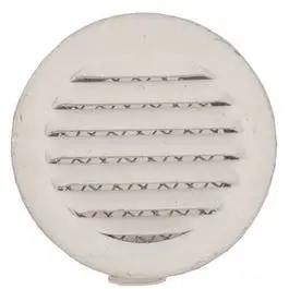 Circle Vent, White, 3-In., 6-Pk. 1