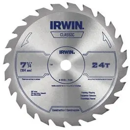 Circular Saw Blade, Carbide-Tipped, 24-Tpi, 7-1/4-In. 1
