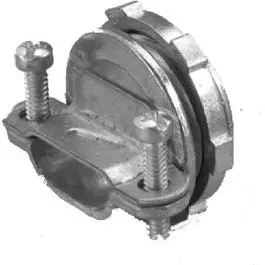 Clamp Connector, Twin Screw, Zinc, 1-In. 1
