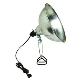Clamp Light, 18/2 Spt-2 Black Cord, 6-Ft., 150-Watt 1