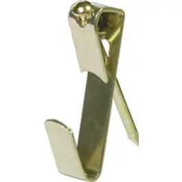 Classic Picture Hanger, Brass Plated, 30-Lb., 6-Pk. 1