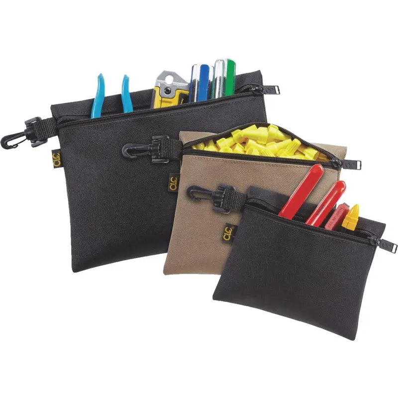 Clc Single-Pocket Multipurpose Zippered Tool Pouch (3-Set) 1