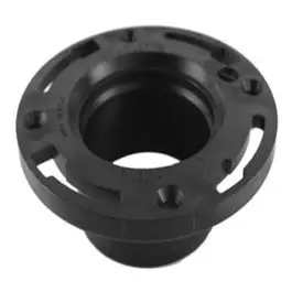 Closet Pipe Flange Hub End, Abs/Dwv, 4 X 3-In. 1