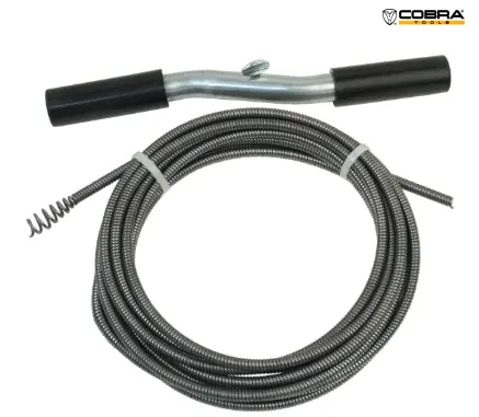Cobra Plumbing Cable Drain Pipe Auger With Speed-Grip Handle 1