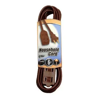 Coleman Cable 09401 Indoor Extension Cord - 6 Feet 1