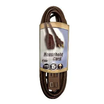 Coleman Cable 09404 Indoor Extension Cord - 15 Feet 1