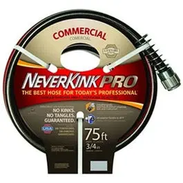 Commercial-Duty Neverkink Garden Hose, 3/4-In. X 75-Ft. 1