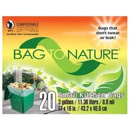 Compost Kitchen Bag, 3-Gal., 20-Ct. 1