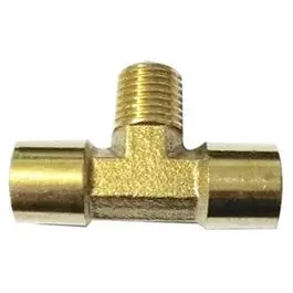 Compressor Tee Fitting, 1/4-In. Mnpt 1