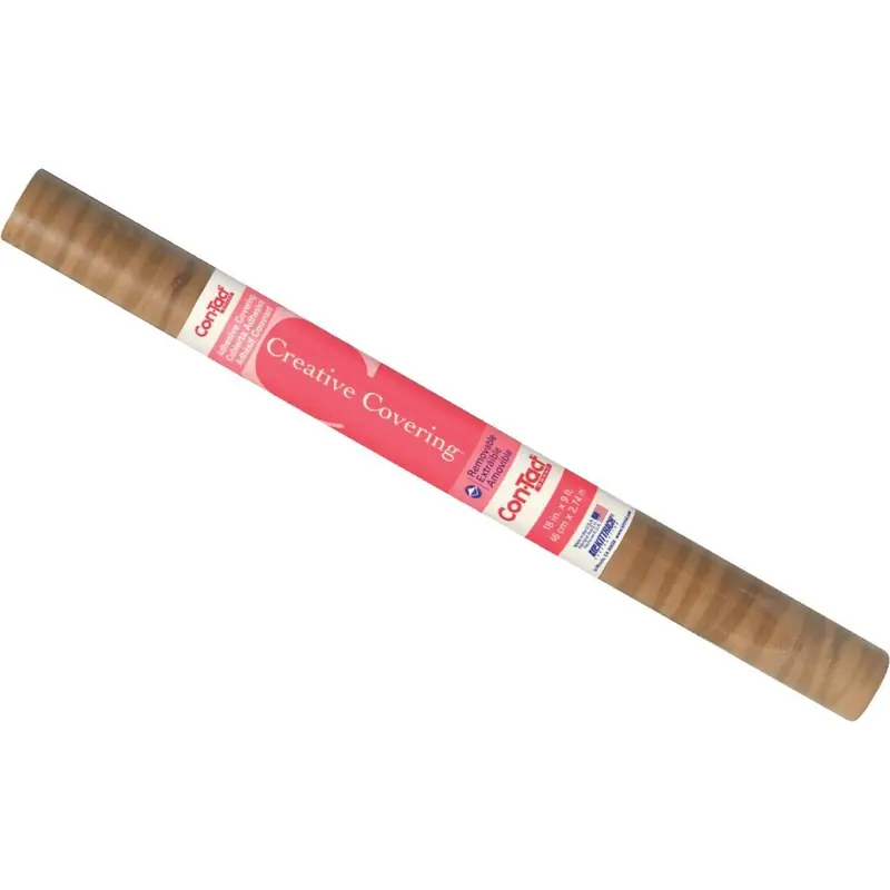 Con-Tact Creative Covering 18 In. X 9 Ft. Knotty Pine Self-Adhesive Shelf Liner 1