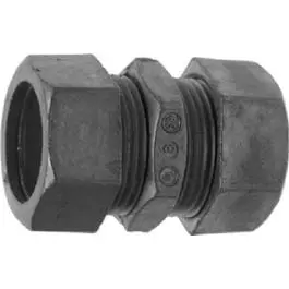 Conduit Fitting, Emt Compression Coupling, 1/2-In. 1