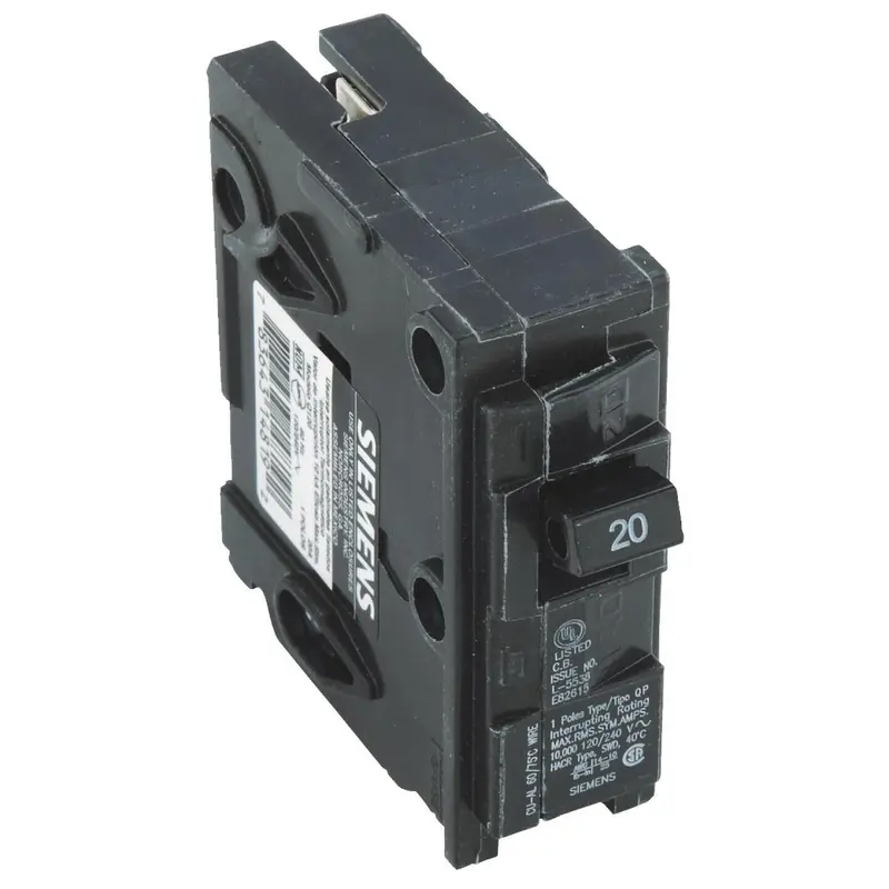 Connecticut Electric 20A Single-Pole Standard Trip Interchangeable Packaged Circuit Breaker 1