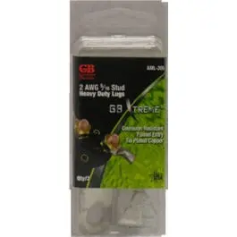 Copper Lug, 5/16-In. Stud, 4 Awg, 2-Pk. 1
