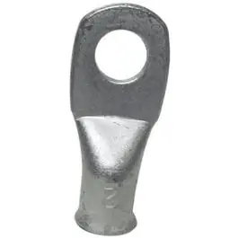 Copper Lug, Tin-Plated, 4 Awg, 3/8-In. Stud/Screw Size, 2-Pk. 1