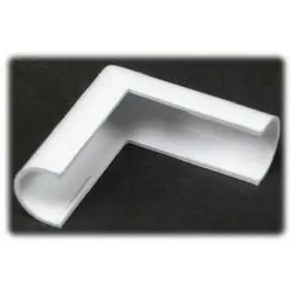 Cord Mate White Outside Elbow Cord Cover 1