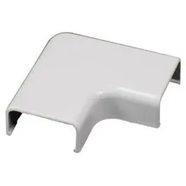 Cordmate Ii White Flat Elbow Cord Cover 1