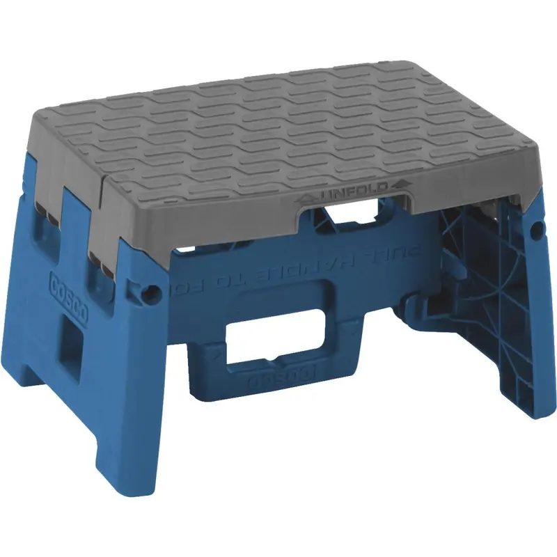 Cosco 1-Step Blue Folding Step Stool 1