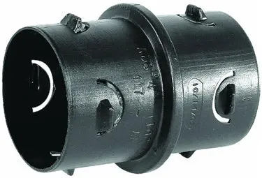 Coupler 4In Black Internal 1