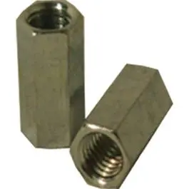 Coupling Nut, Zinc-Plated Steel, #10-24 1