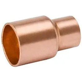 Coupling With Stop, Copper X Copper, 3/4 X 1/2-In. 1