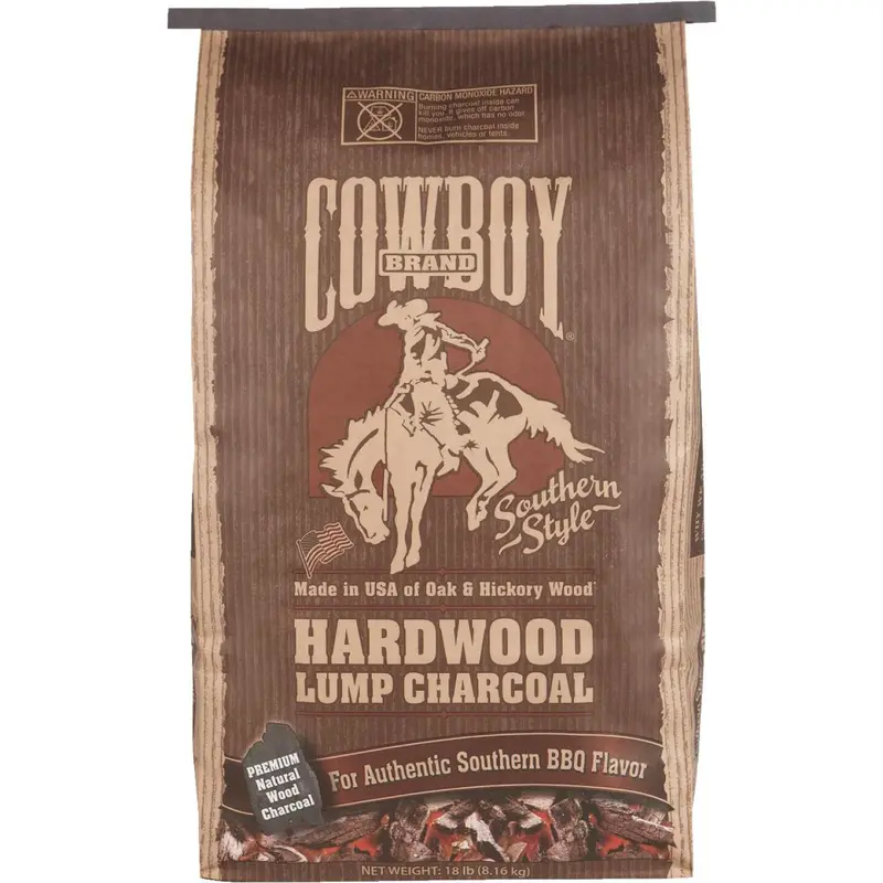 Cowboy 18 Lb. Hardwood Lump Charcoal 1