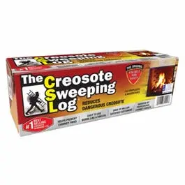 Creosote Sweeping Fireplace Log 1