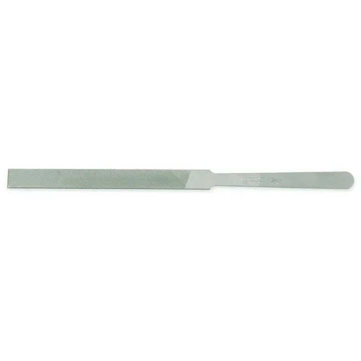 Crescent Nicholson 5-1/4" Double Cut Thin Rectangular Tungsten Point File Carded 1