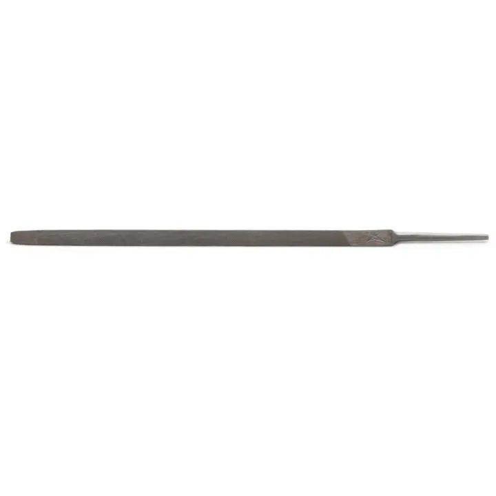 Crescent Nicholson 6" Triangle Single Cut Double Extra Slim Taper File - Carded 1