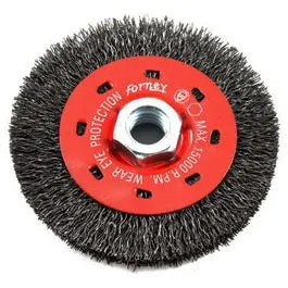 Crimped Wire Wheel Brush, Coarse, 4-In. 1