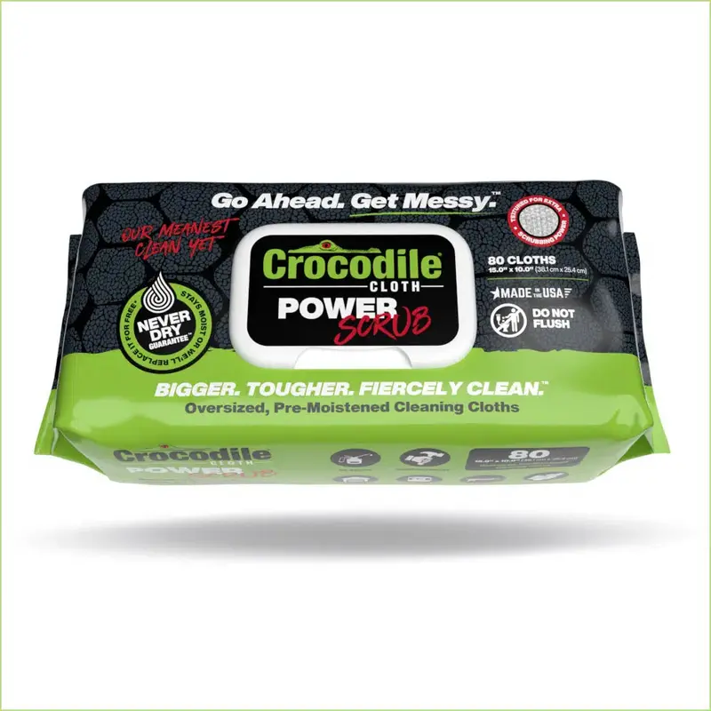 Crocodile Cloth®  Power Scrub (80-Count) 15" X 10" 1