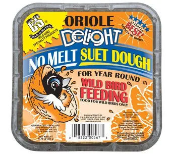 C&S Oriole Delight Not Melt Suet Dough 1