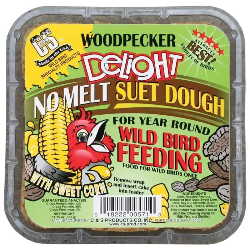 C&S Woodpecker Delight No Melt Suet Dough 1