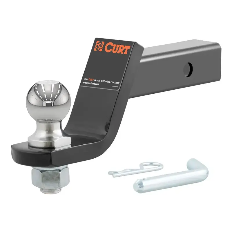 Curt Loaded Ball Mount With 2" Ball, Imported (2" Shank, 7,500 Lbs., 4" Drop) 1