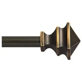Curtain Rod, Decorative Arts & Crafts, Bronze, 28 To 48-In. 1
