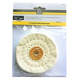 Cushion Sewn Buffing Pad, 4-In. 1