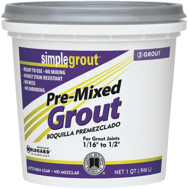 Custom Building Products Simplegrout Quart Natural Gray Sanded Tile Grout 1