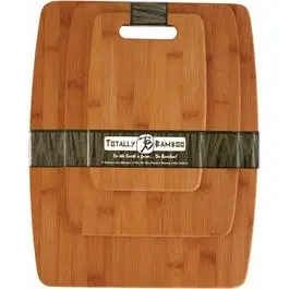Cutting Board Set, Bamboo, 3-Pc. 1