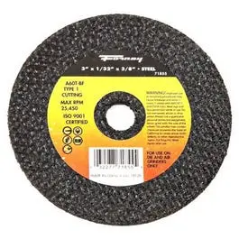 Cutting Wheel, Type 1, 3 X 1/32-In. 1