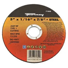 Cutting Wheel, Type 1, 5 X 1/16-In. 1