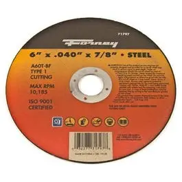 Cutting Wheel, Type 1, 6-In. 1