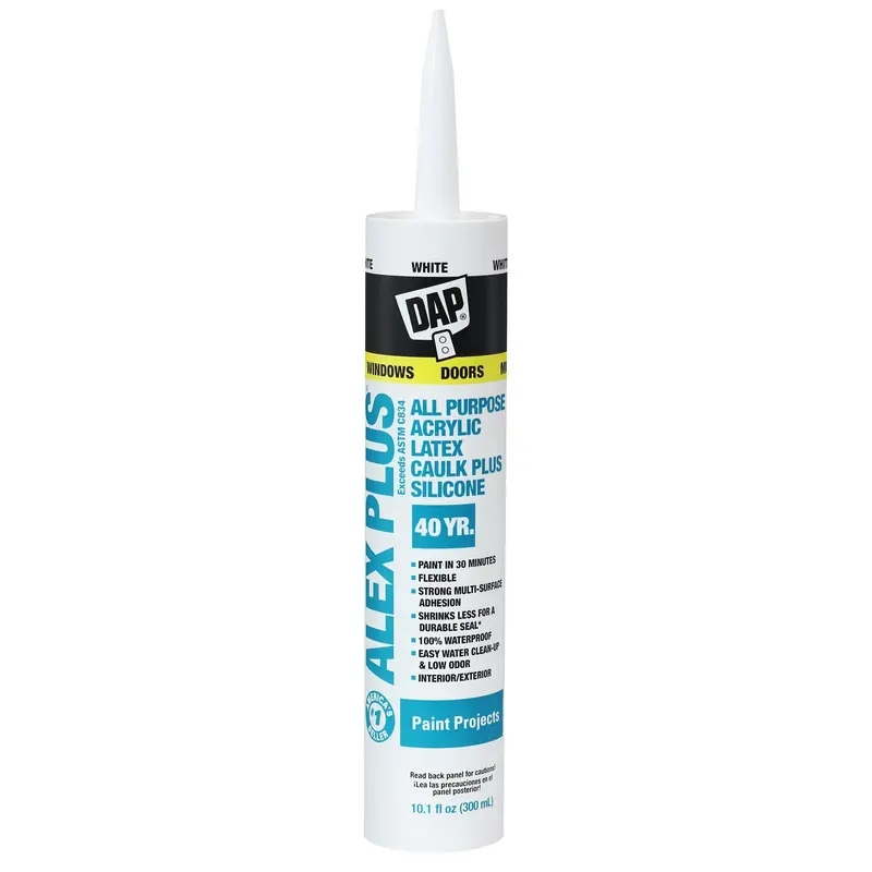 Dap Alex Plus® All Purpose Acrylic Latex Caulk Plus Silicone 1