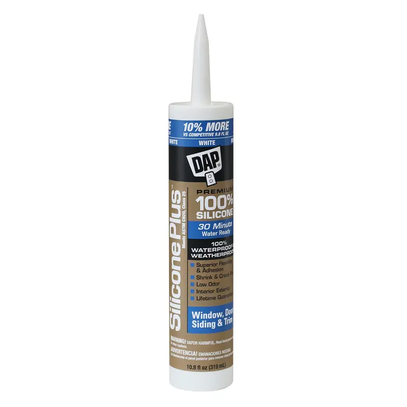 Dap Silicone Plus® Window & Door White 9.8-Oz. 1