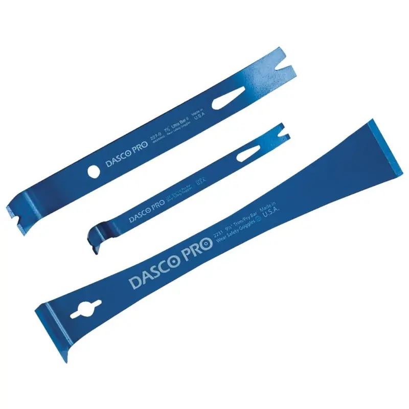 Dasco Pro 3-Piece Small Pry Bar Kit 1