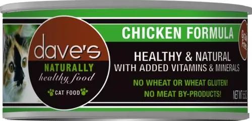 Dave's Naturally Healthy Chicken Formula Canned Cat Food 1