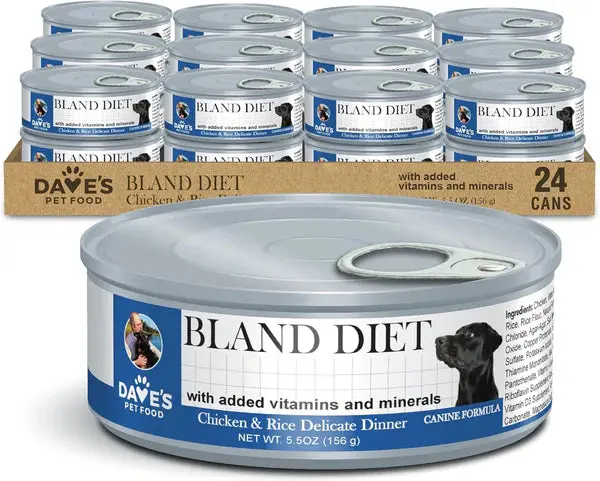 Dave's Restricted Diet Bland For Dogs – Chicken And Rice Wet Dog Food 1