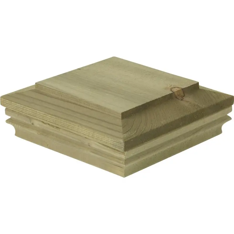 Deckorators 6 In. X 6 In. Pressure-Treated Pine Press-On Post Cap 1