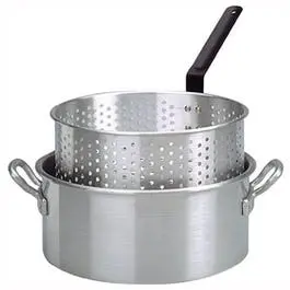 Deep Fryer Pot, Punched Aluminum, 10-Qt. 1