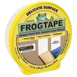 Delicate Surface Yellow Painting Tape, 1.41-In. X 60-Yds. 1