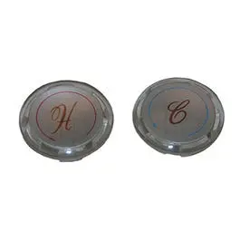 Delta/Delex New Style Hot & Cold Buttons, 1-5/16-In. 1