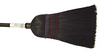 Deluxe Barn Broom  Black 1
